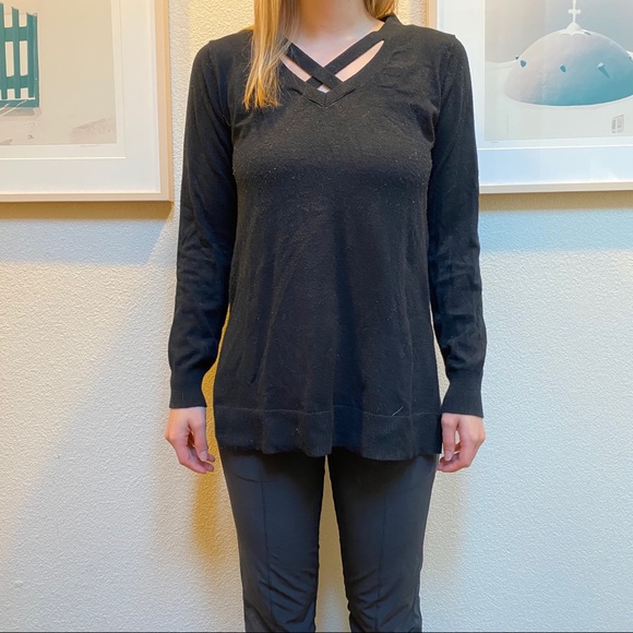 Long sleeve black sweater - Picture 6 of 8